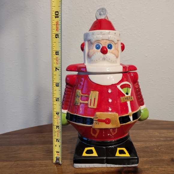 Hobby Lobby Holiday Robot Santa Cookie Jar Poshmark